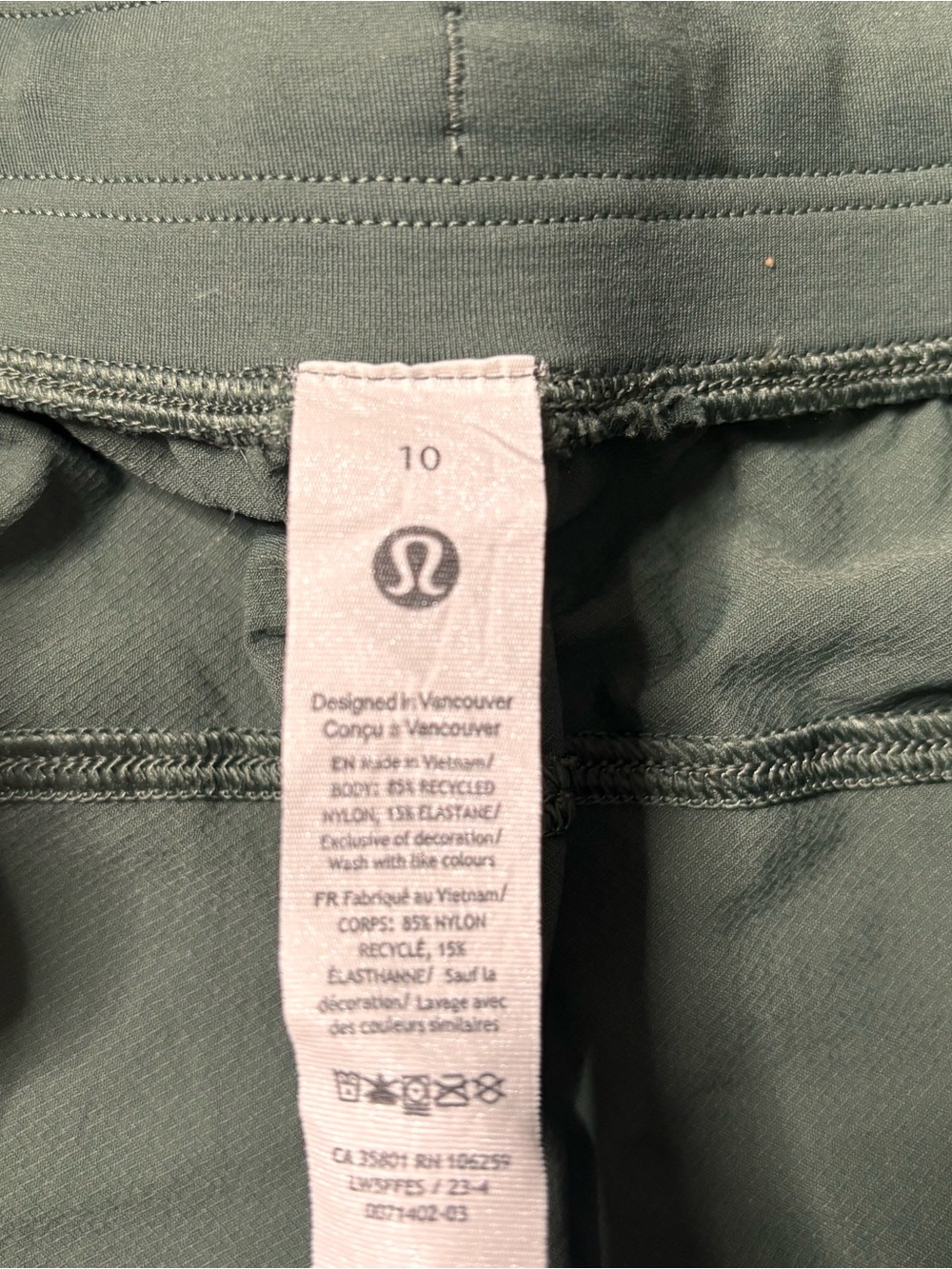 Lululemon Athletica Green Jogger Pants Size 10 - Picture 7 of 7